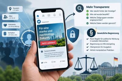 Wie zielgerichtete politische werbung in social‑media transparent gemacht und gesetzlich begrenzt werden kann